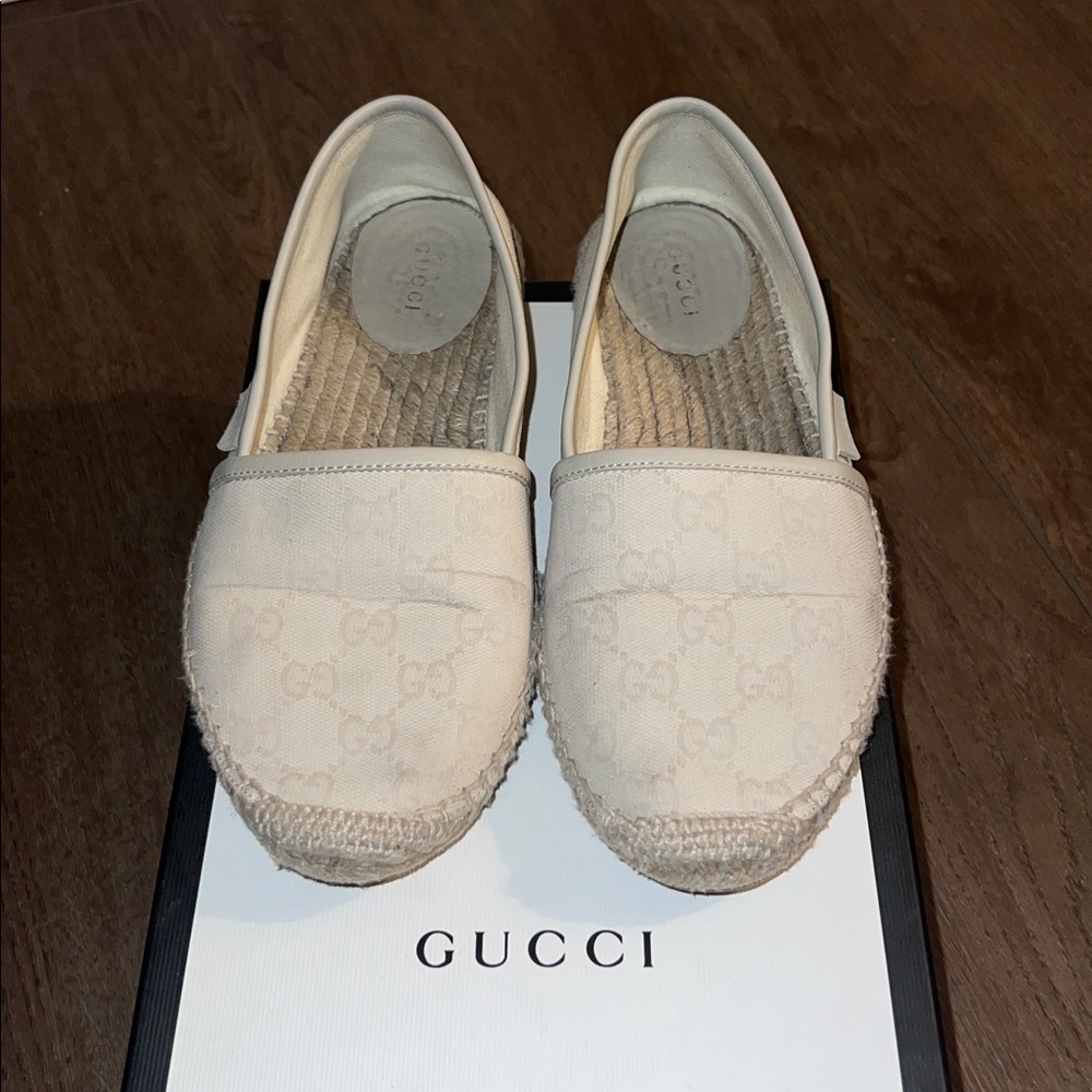 Gucci espadrilles 37 tan - Picture 2 of 6